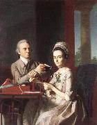 John Singleton Copley Thomas Mifflin and seine Ehefrau oil on canvas